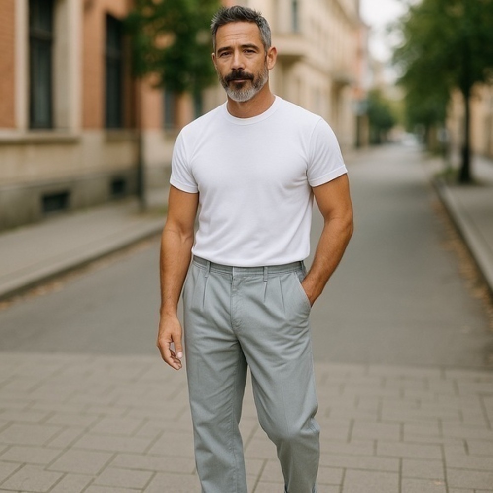 Dockers pleat front classic fit pants